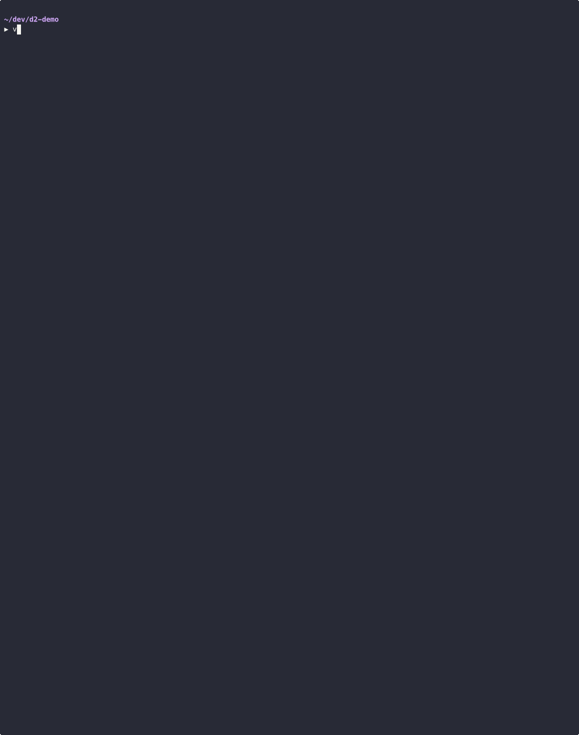 D2 Vim preview